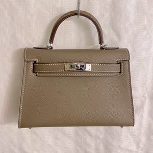 Genuine Epsom leather mini